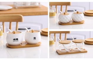 廚房收納的藝術(shù) 家用陶瓷調(diào)味罐三件套的實(shí)用與美學(xué)
